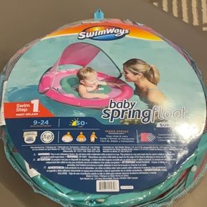 Baby spring float sun canopy